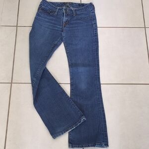 Seven7 Women's Flare Leg Jeans in Indigo